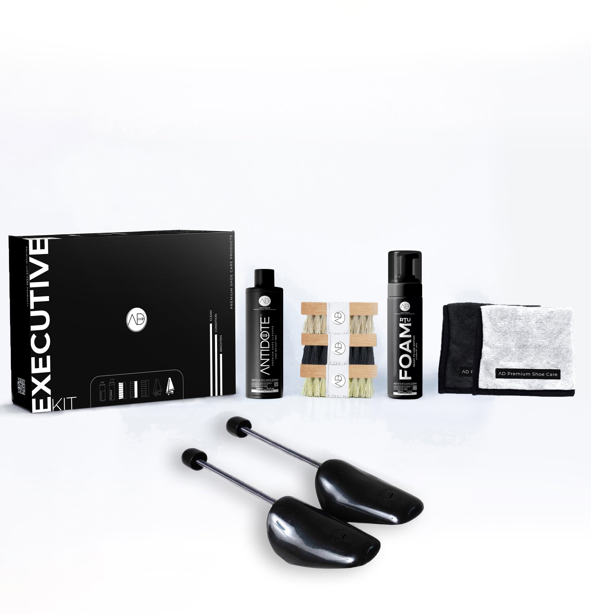 Executive Shoe Cleaning Kit + Shoe tree pair (BUNDLE)