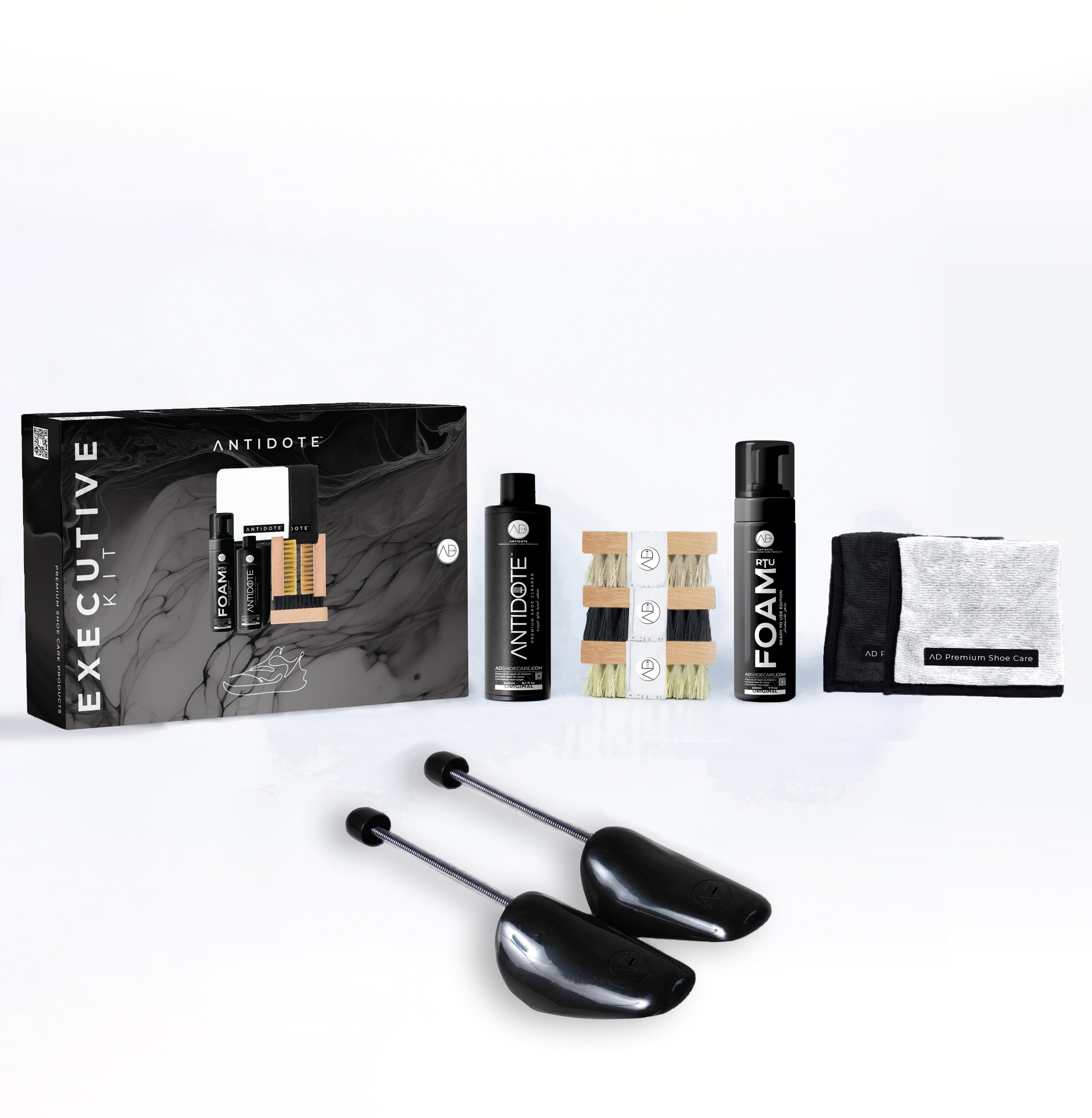Executive Shoe Cleaning Kit + Shoe tree pair (BUNDLE)
